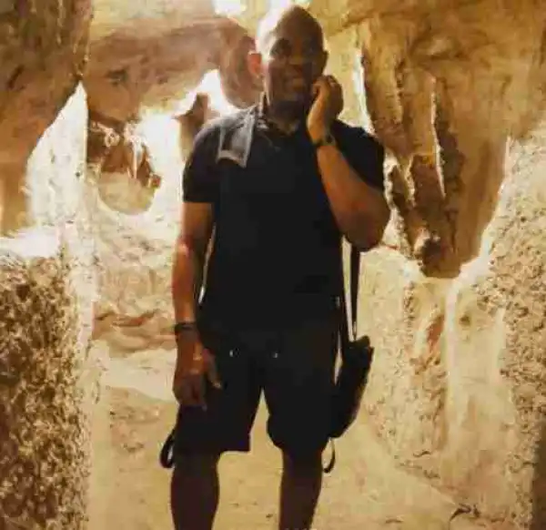 Billionaire Tony Elumelu Visits The Pyramids In Egypt (Photos)